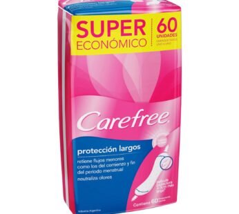 Carefree Long Protectores Diarios Con Perfume X 60 Unidades.