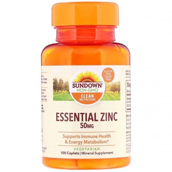 Sundown Zinc 50 Mg. X 100 Caps.
