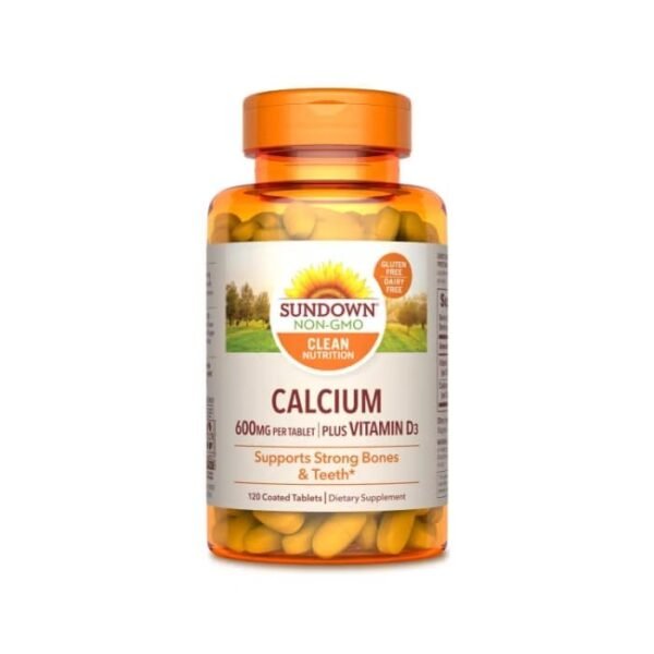 Sundown Calcium 600 Mg Plus D X 120 Caps