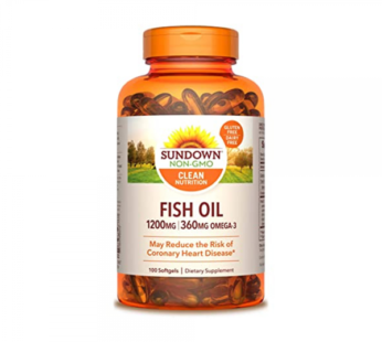 Sundown Fish Oil 1200 X 100 Caps.