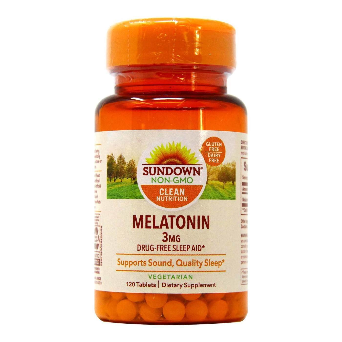 Sundown Melatonin 3 Mg X 120 Tablets