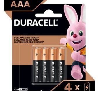 Duracell Pila Aaa X 4 Unid. Mini