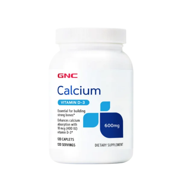 Gnc Calcium C/ Vitamin D-3 X 120 Comp.