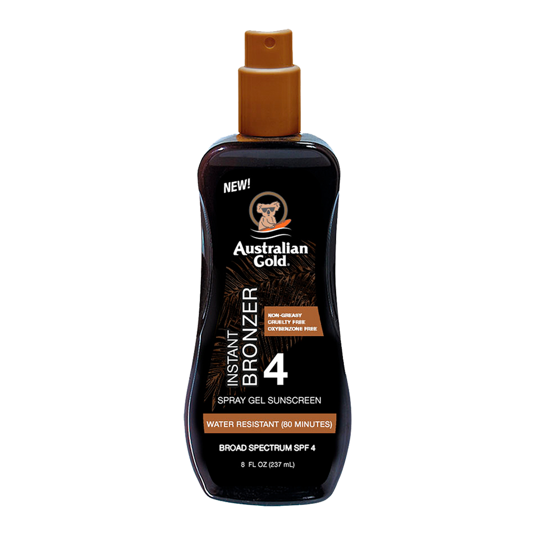 Aust. Gold Instant Bronzer Gel Spf4 237m