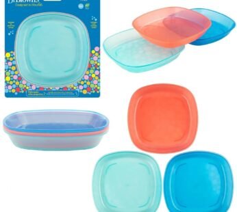 Dr. Brown’s Platos X 3 Unidades TF022 4m+