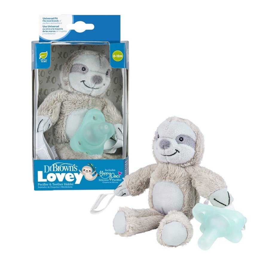 Dr. Brown’s Lovey Chupete Mordedor Perezoso AC211 0-6m