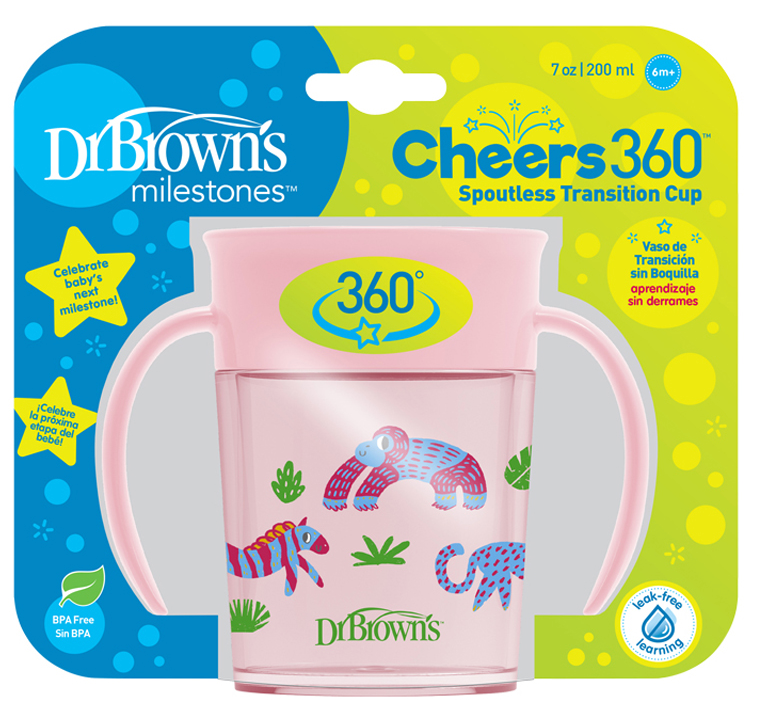 Dr. Brown’s Vaso 360° C/ Asa X 200ml TC71005 6m+