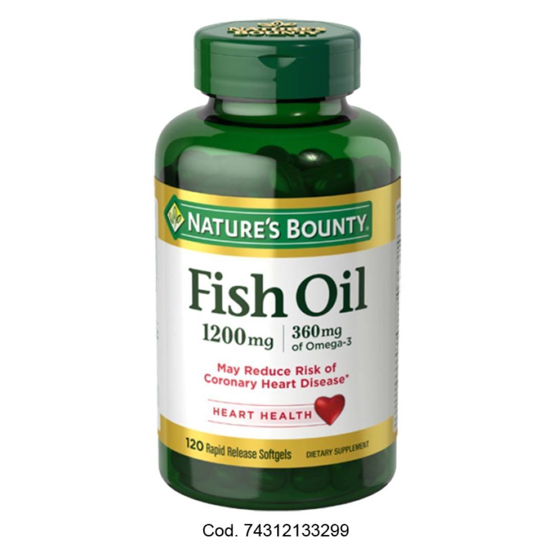 Nature'S Bounty Fish Oil 1200 Mg. X 120