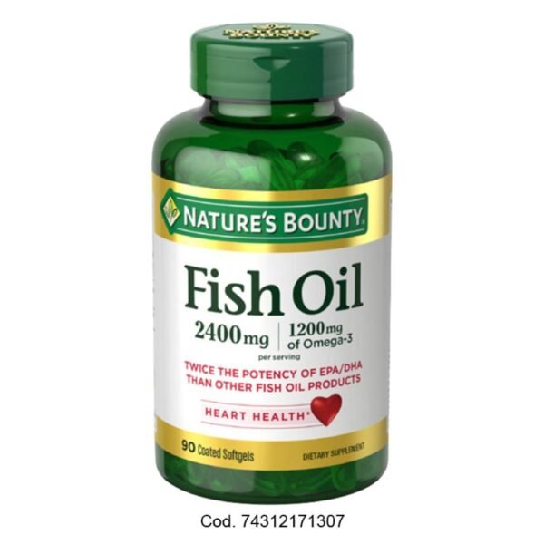 Nature'S Bounty Fish Oil 2400mg X 90 Cap