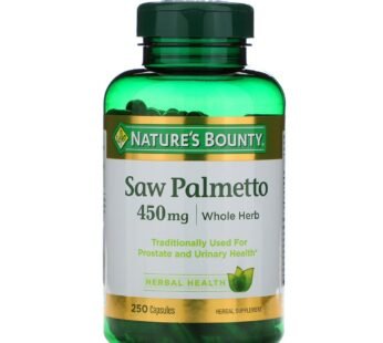 Nature’S Bounty Saw Palmetto X 100 Com