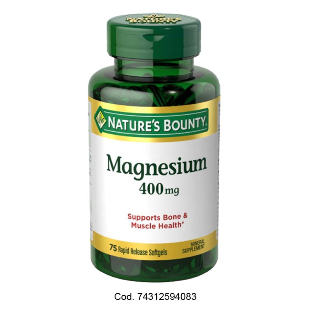 Nature'S Bounty Magnesium 400mg. X 75 C