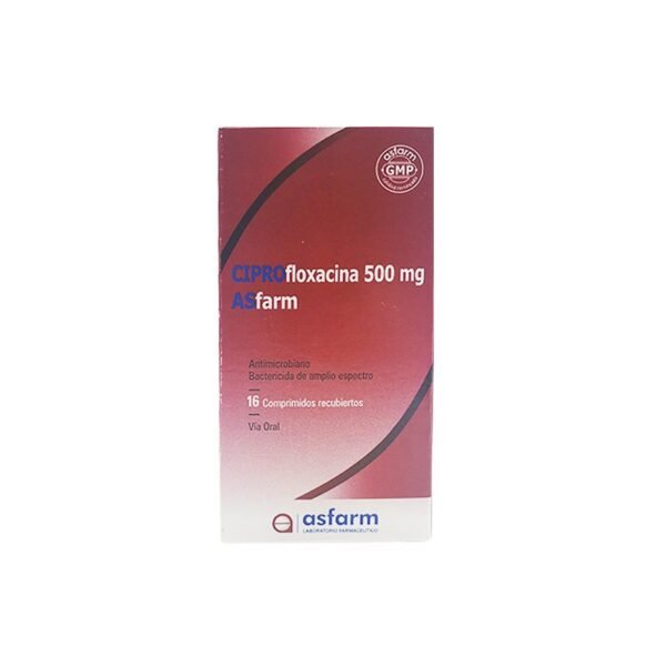 Ciproas 500 Mg Caja X 16 Comp.