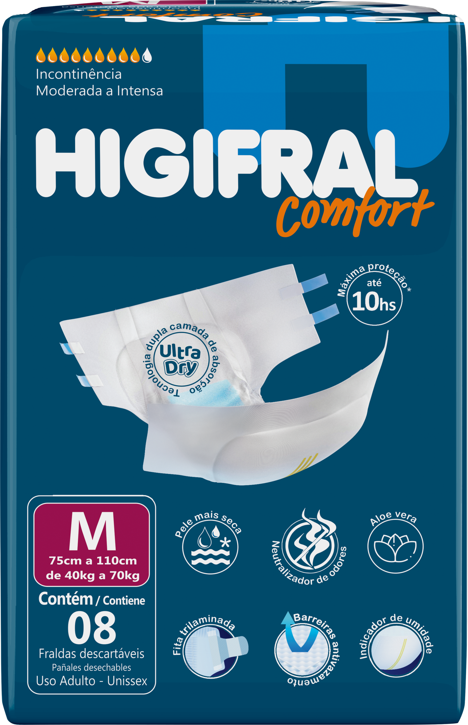 Higifral Confort Adulto M X 8 Un