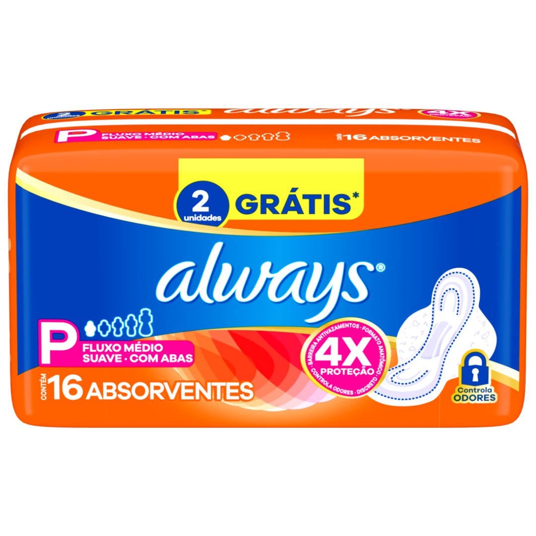 Always Super Protec.Suave  X 16 Unid.
