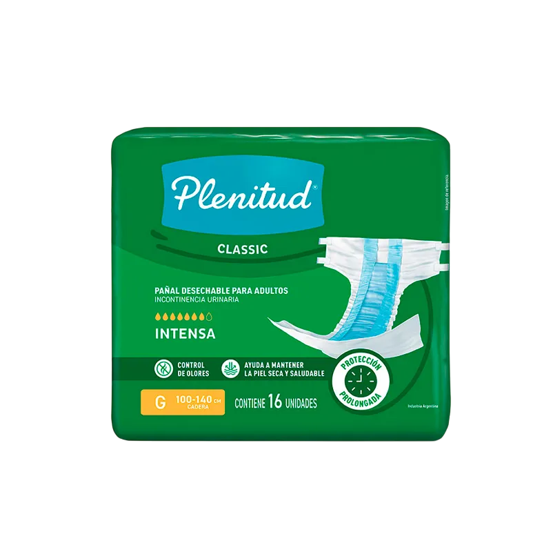 Plenitud Classic Pañal Adulto G X 16 Und