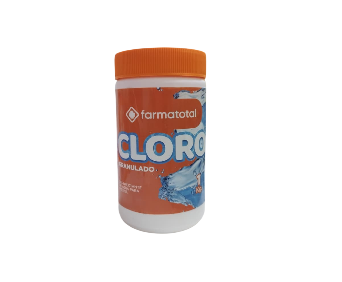 Cloro Granulado Farmatotal Pote X 1 Kg.