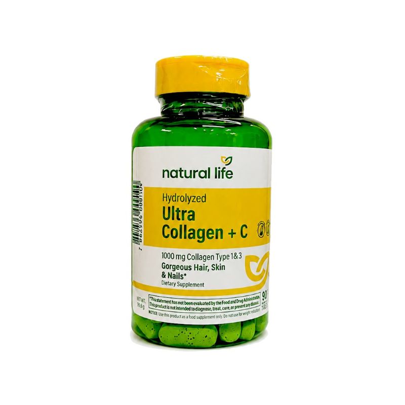 Natural Life Ultra Collagen + C X 90 Cap