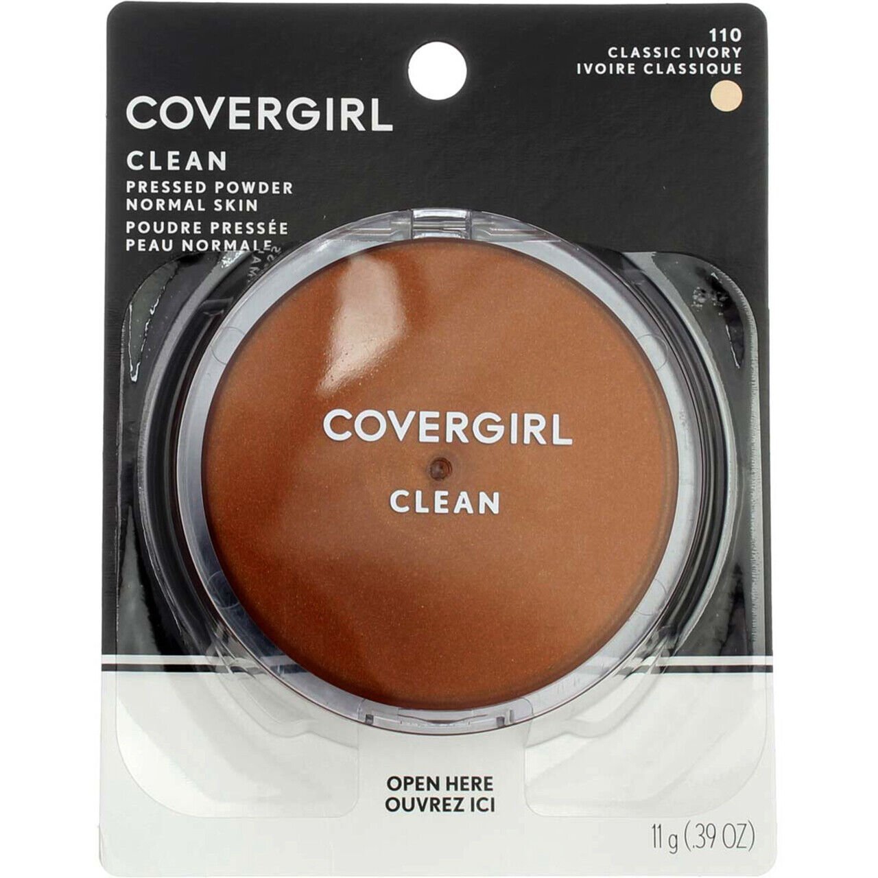 Covergirl Clean Pressed Powder N° 110 Classic Ivory