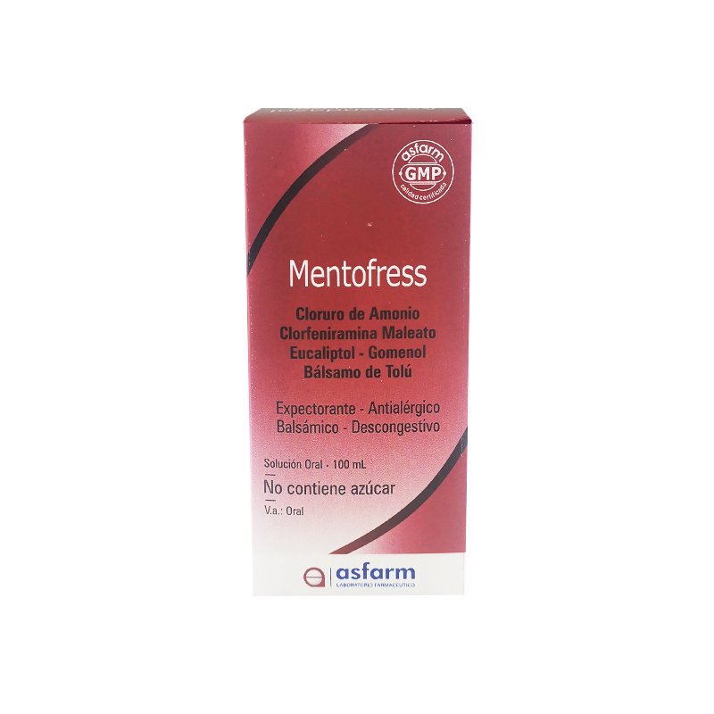 Mentofress Jarabe Fco. X 100 Ml.