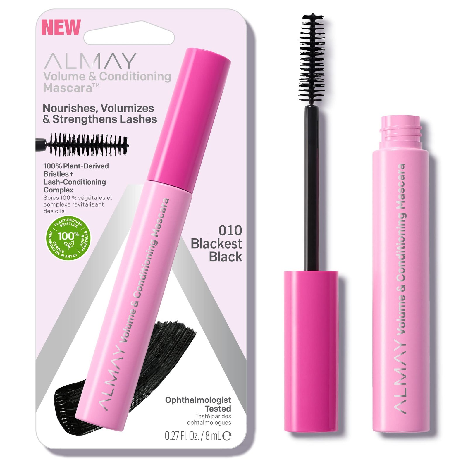 Almay Volume & Conditioning Mascara N° 010 Blackest Black