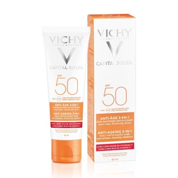 Vichy Capital Soleil Protector Solar SPF50 Anti-edad X 50ml.