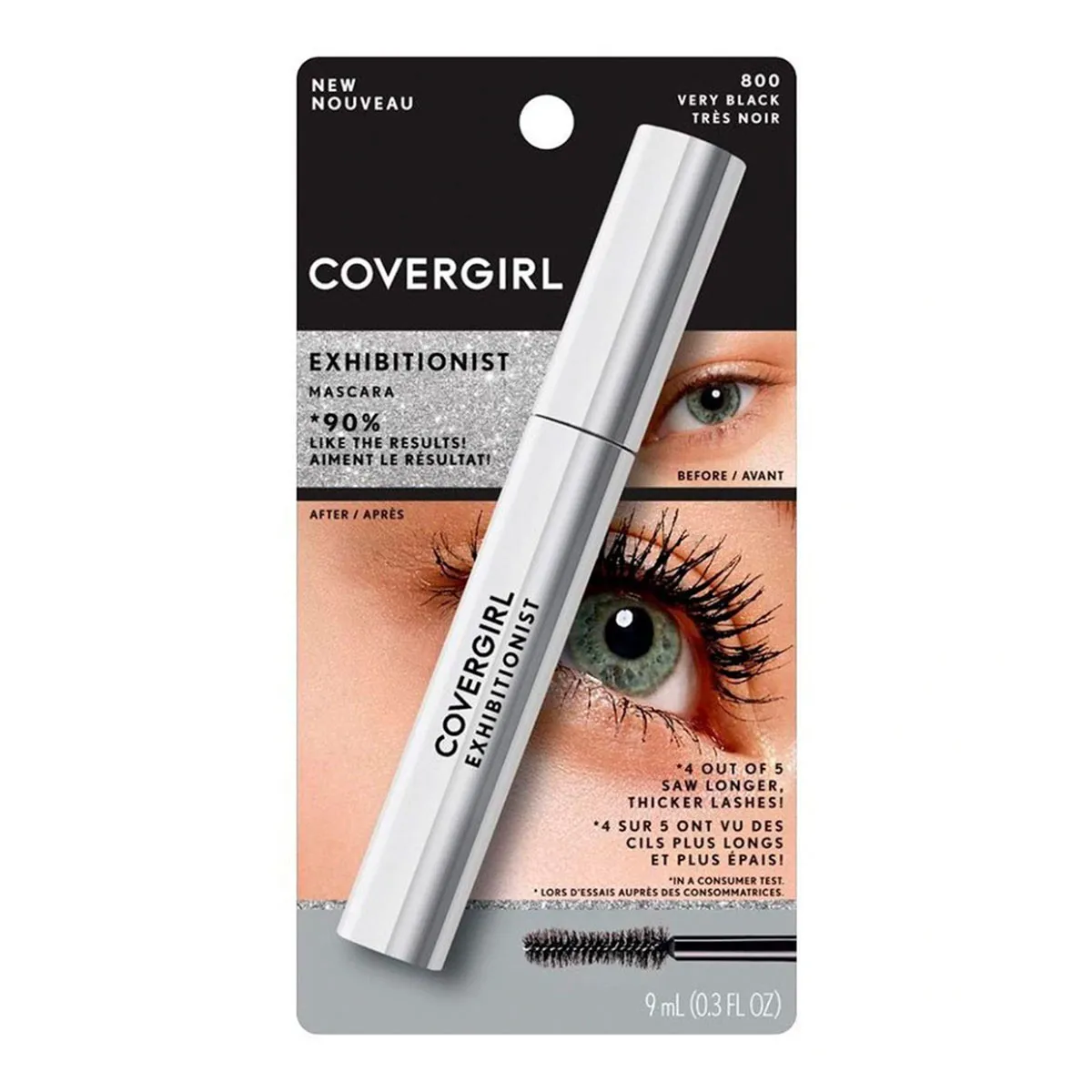 Covergirl Exhibitionist Mascara Nº 800 Very Black