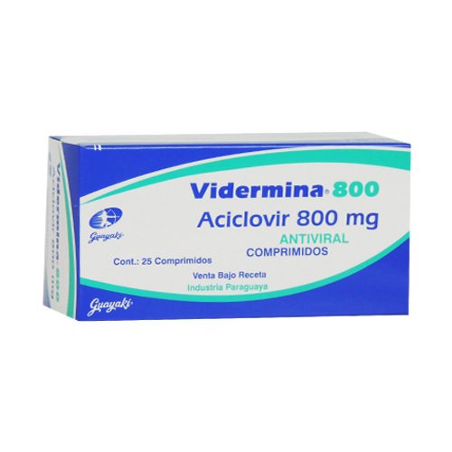 Vidermina 800 Caja X 25 Comp.