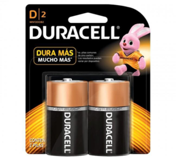 Duracell Pila D X 2 Gde.