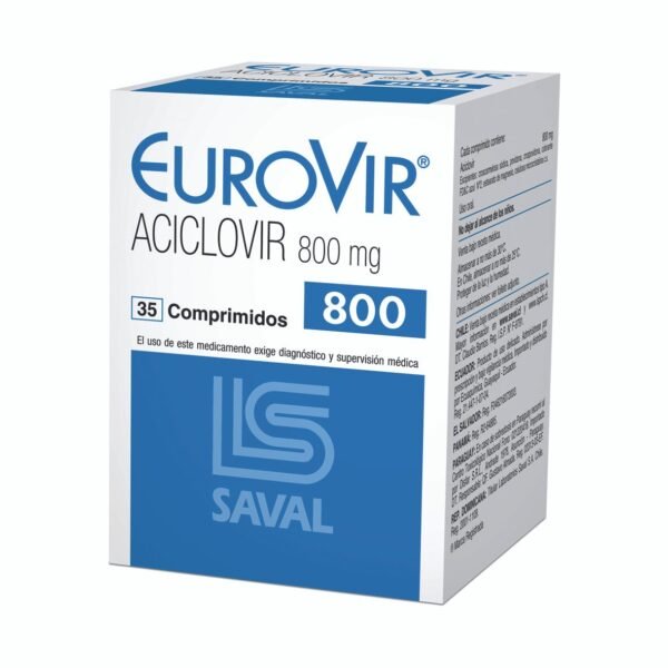 Eurovir 800 Mg Tiras X 5 Comp.
