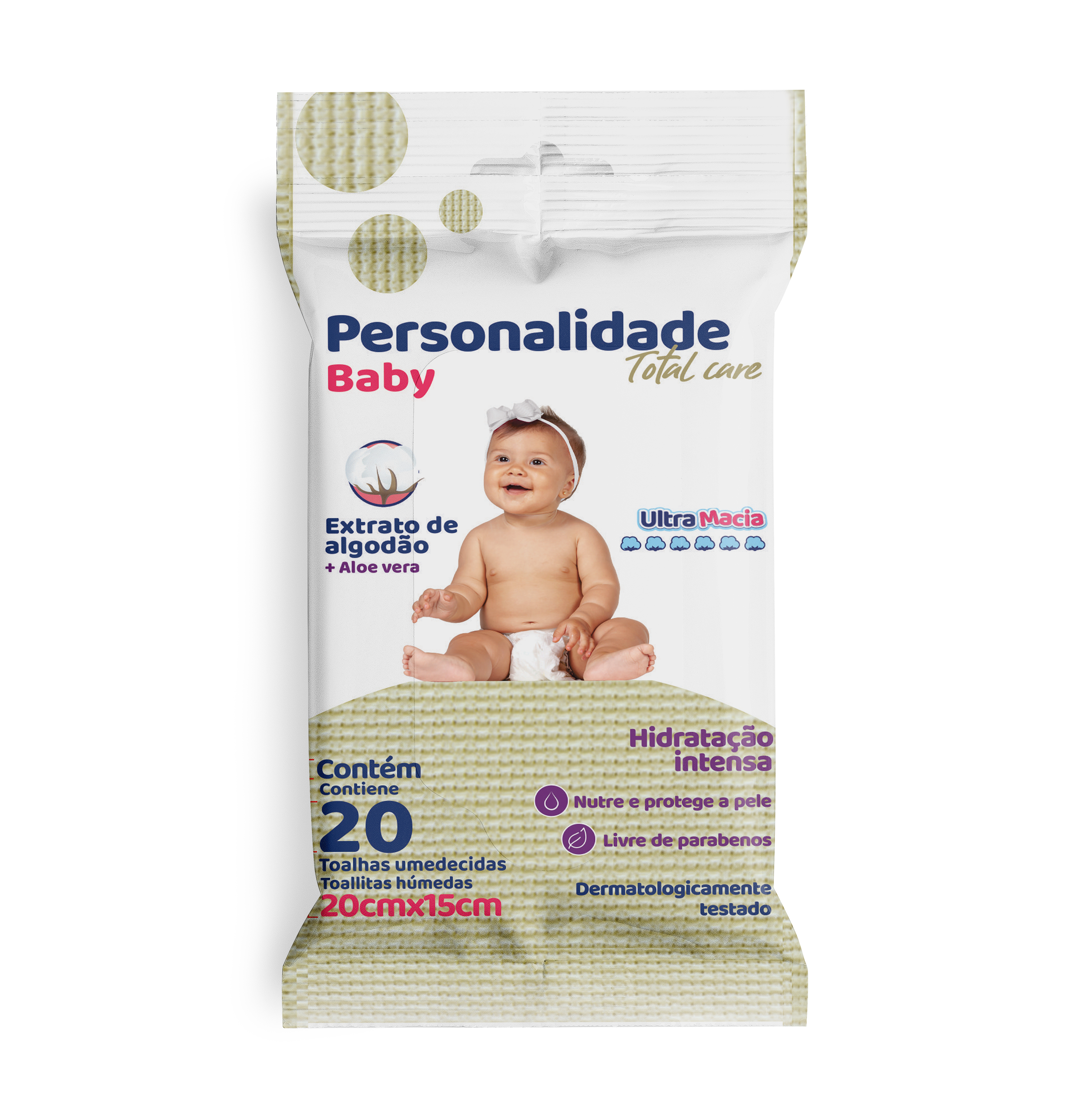 Personalidade Baby Toalla Humeda X 20 Un