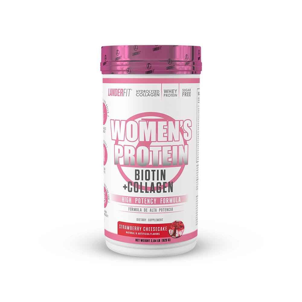 Landerfit Womens Protein Strawb. 925 G