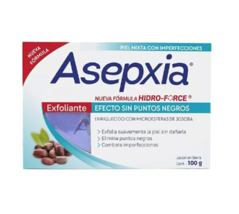 Asepxia Jabon Exfoliante X 100 Gr.