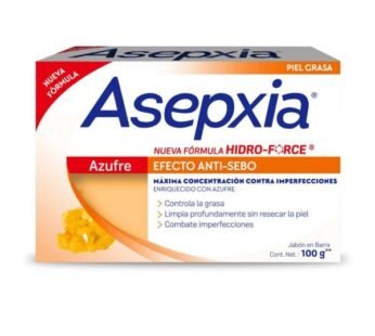 Asepxia Jabon Azufre X 100 Grs.