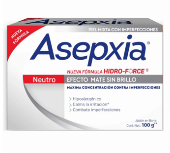 Asepxia Jabon Neutro X 100 Grs.