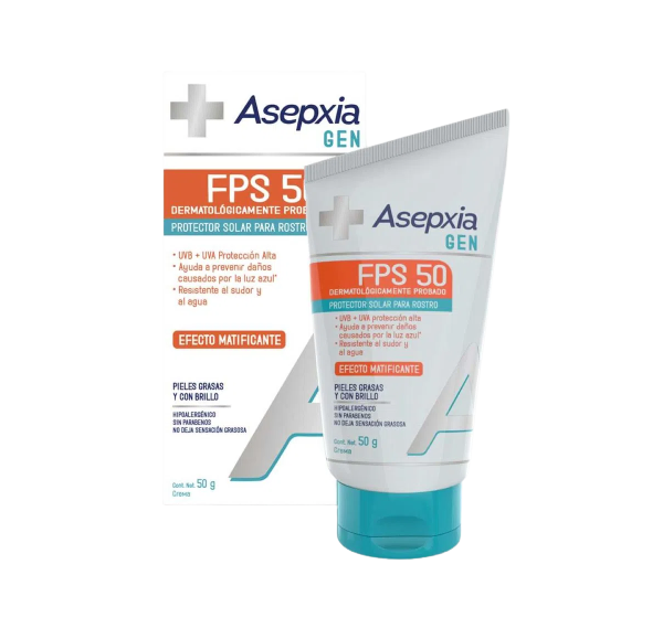 Asepxia Gen Fps 50 Matificante X 50 Grs.