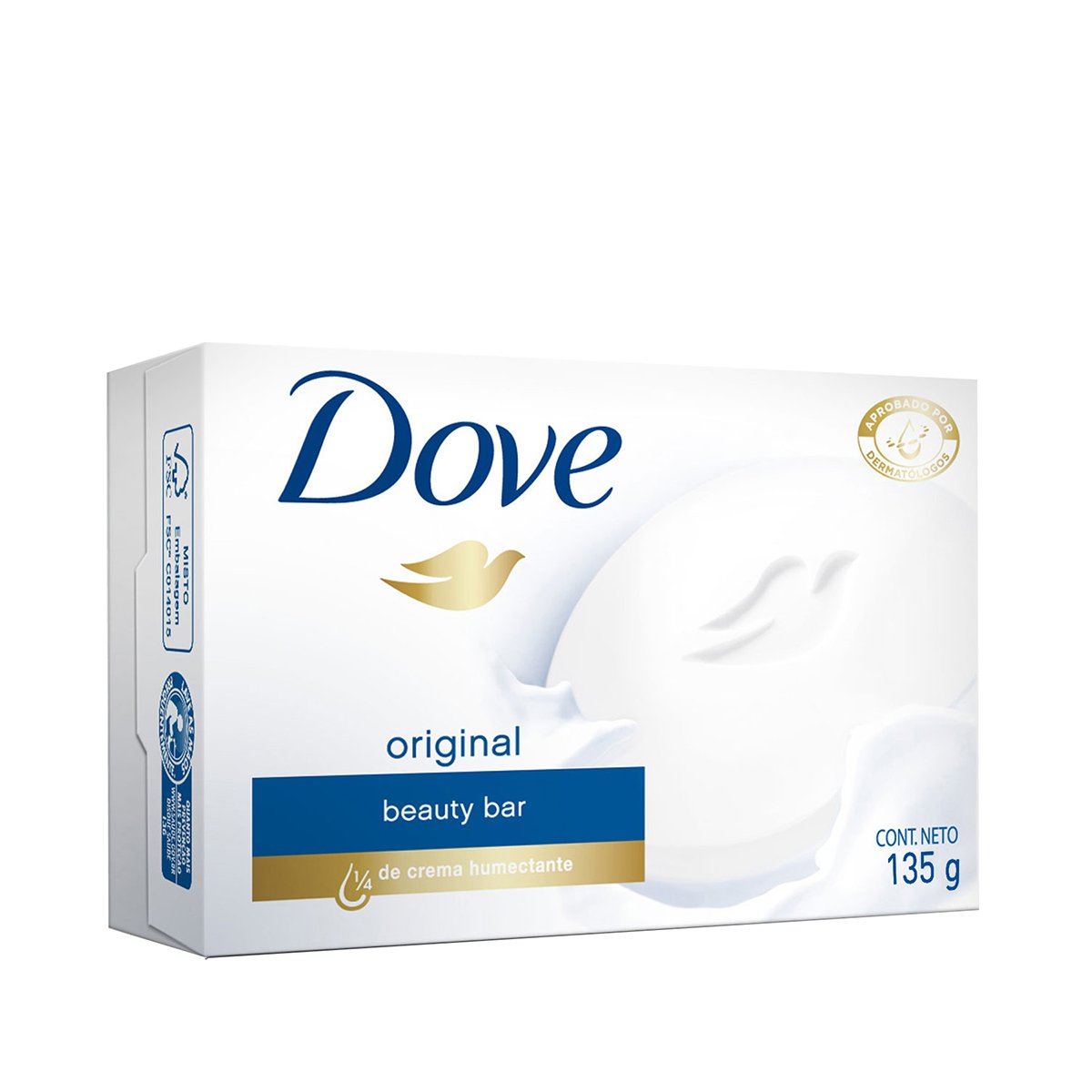 Dove Jabon Blanco X 135gr