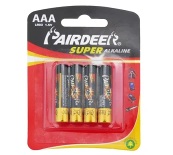 Pairdeer Pila Super Alkalina AAA X 4 Unidades