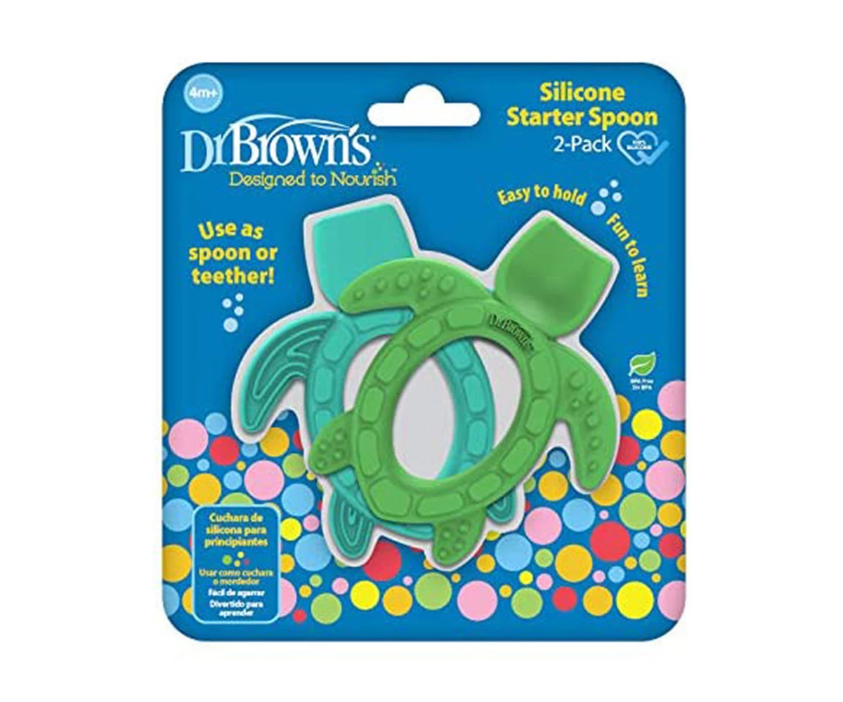 Dr. Browns Cuchara Silic. Tortuga X 2 Un