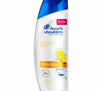 Head & Shoulders Control Grasa Shampoo X 180ml.
