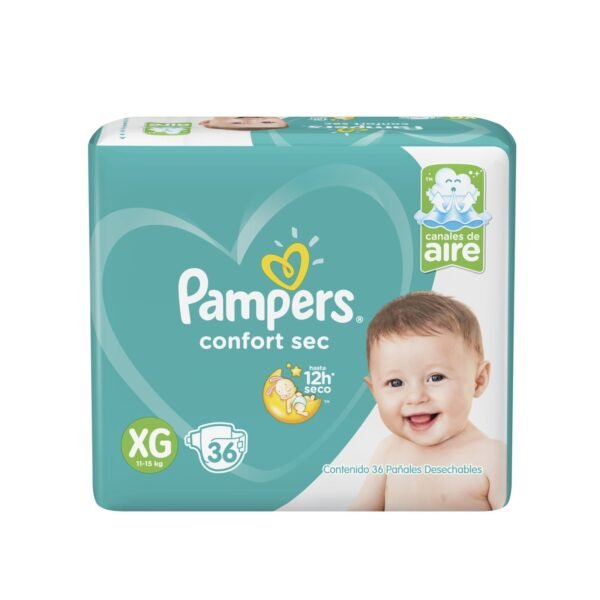 Pampers Confort Sec Xgd X 36 Unid.