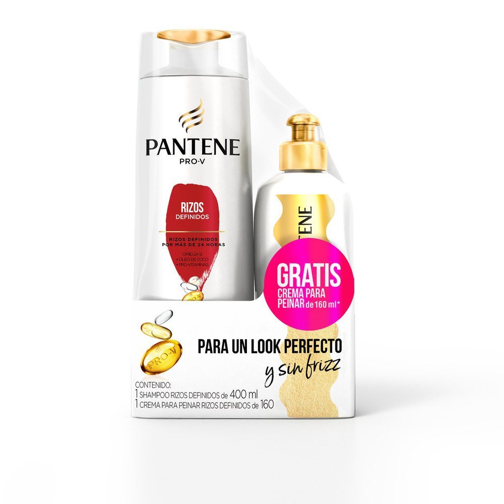 Pantene Rizos Defin. Sh. 400ml + Cr. 160
