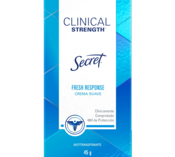 Secret Clinical Strength Fresh Response Stick Antitranspirante X 45gr.