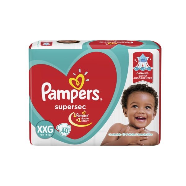 Pampers Supersec Xxg X 44 Unid.