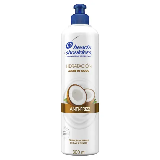 Head & Shoulders Anti-Frizz Aceite De Coco Crema Para Peinar X 300ml.