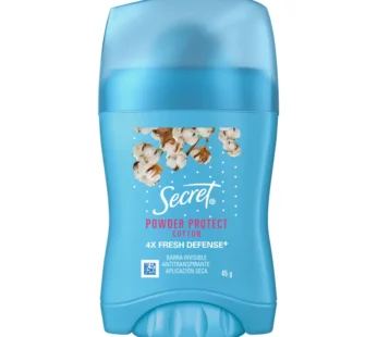 Secret Powder Protect Cotton Barra Antitranspirante X 45gr.
