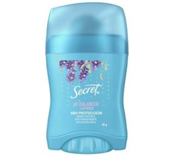 Secret Lavender pH Balanced Barra Antitranspirante X 45gr.