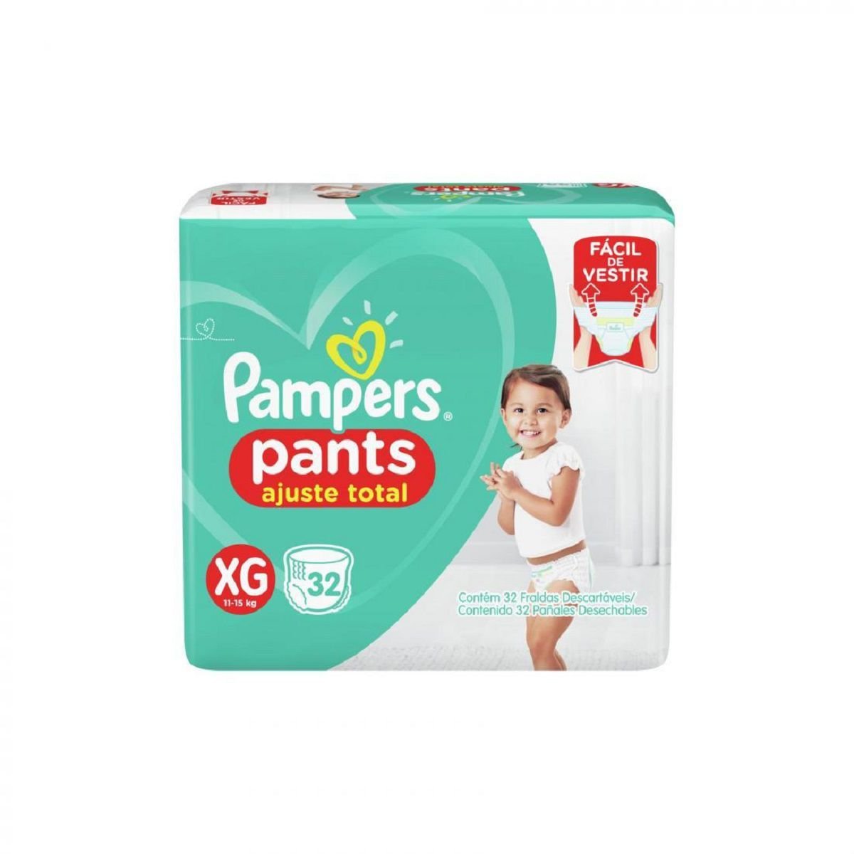 Pampers Pants Ajuste Total Xg X 32 Unid