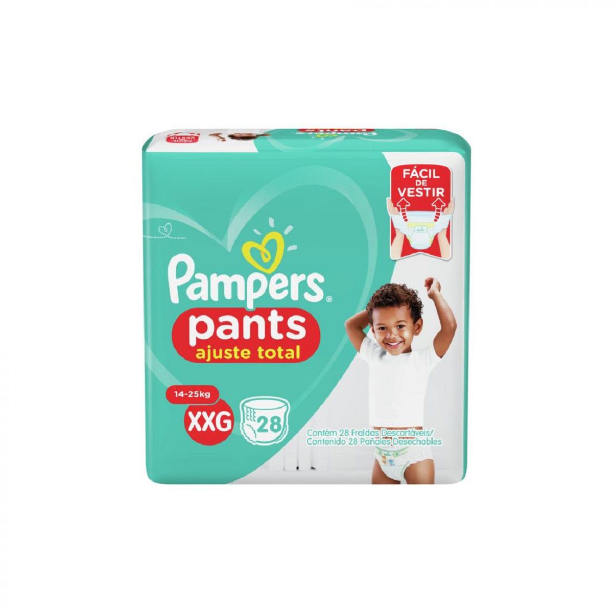 Pampers Pants Ajuste Total Xxg X 28 Unid