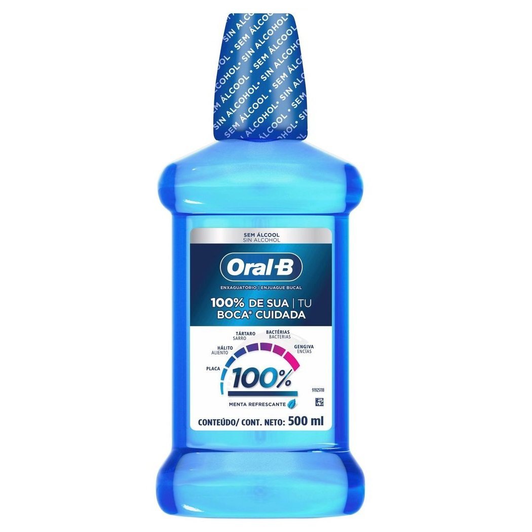 Oral-B Enj. 100% Menta Refrescante X 500