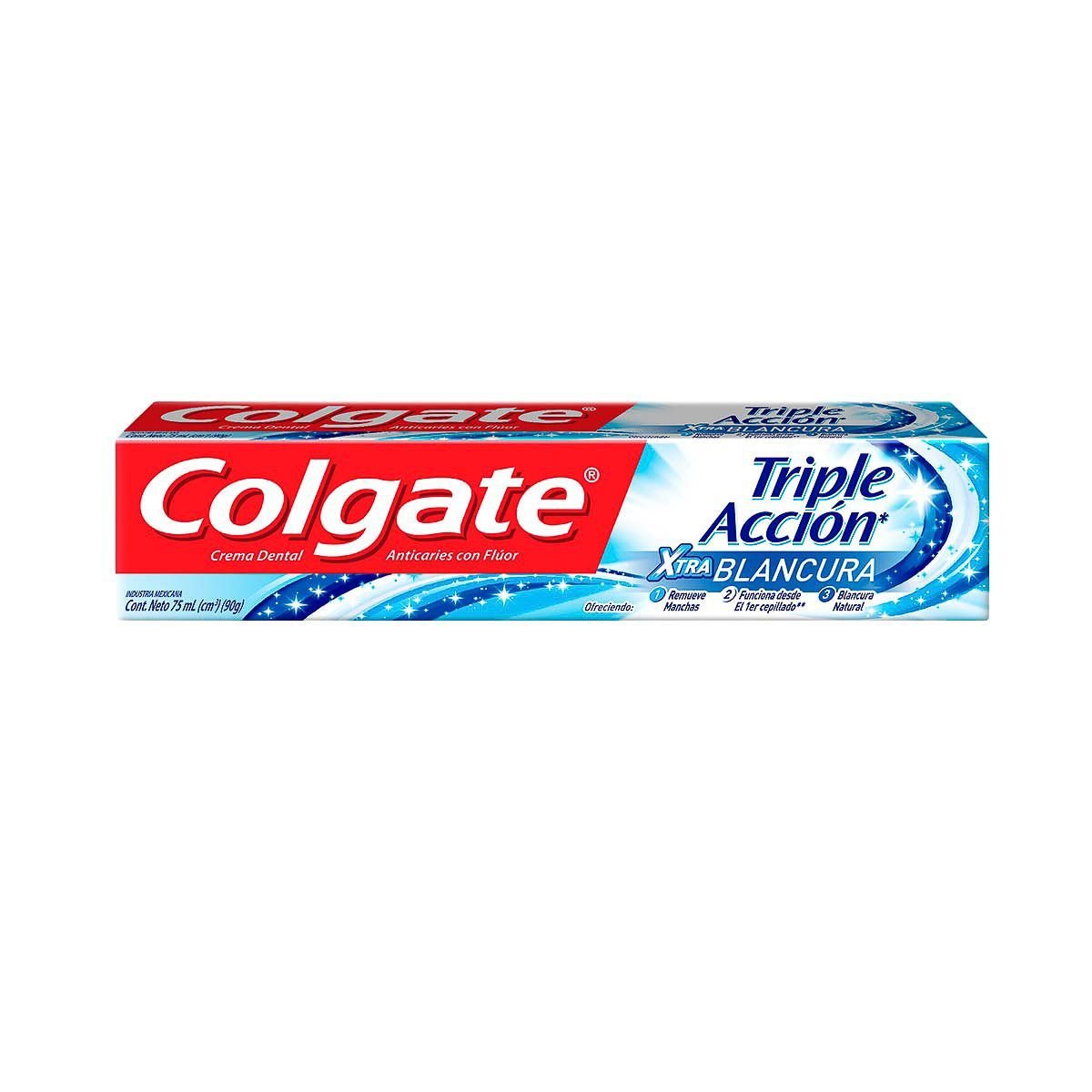 Colgate Triple Accion Xtra Blancura Crema Dental X 90gr.